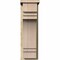 Ekena Millwork Pescadero Rough Sawn Corbel w/Backplate, Douglas Fir, 8"W x 14"D x 26"H COR08X14X26PEC01RDF - alternate 2